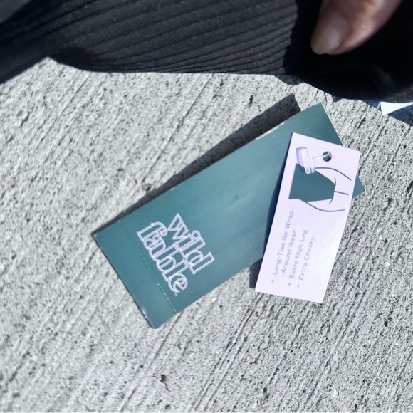 Wild Fable Black Cutout One-Piece Swimsuit NWT - Picture 3 of 6